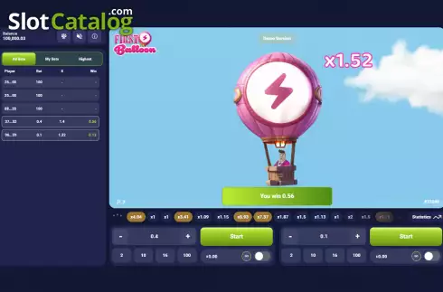 Скрин3. First Balloon слот