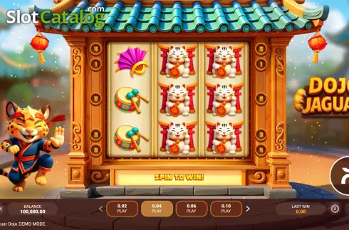 Скрин2. Jaguar Dojo слот