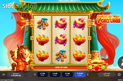 Скрин2. Cavalo De Fogo Fortune слот