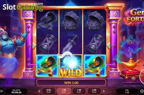 Скрин3. Genie Fortune слот