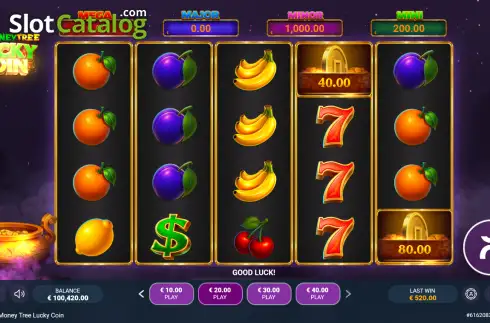 Скрин2. 40 Money Tree Lucky Coin слот