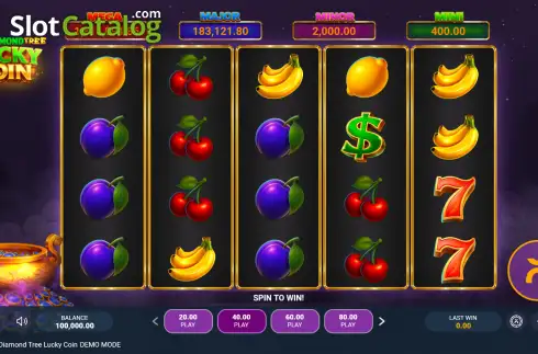 Скрин2. 40 Diamond Tree Lucky Coin слот