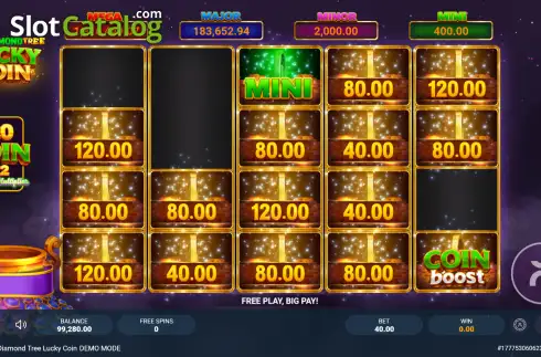 Скрин3. 40 Diamond Tree Lucky Coin слот