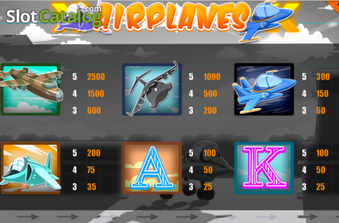 Скрин5. Airplanes слот