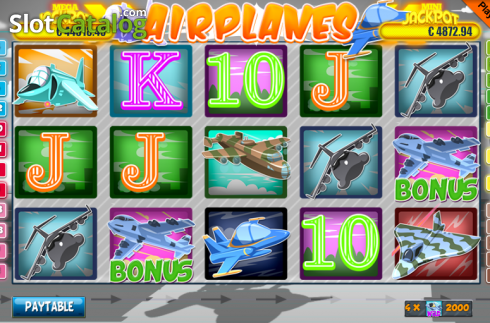 Скрин7. Airplanes слот
