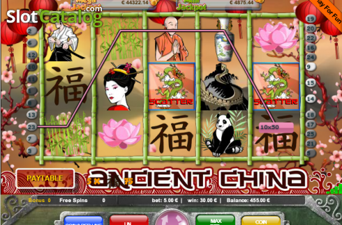 Скрин3. Ancient China (Portomaso) слот