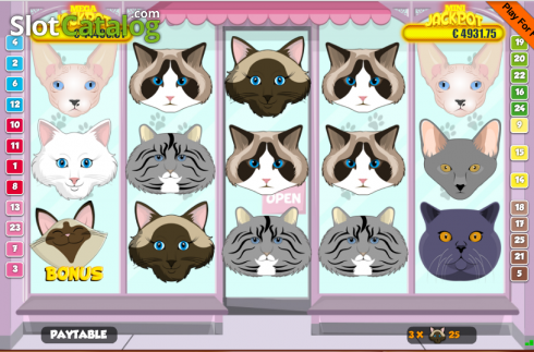 Скрин2. Cats (Portomaso) слот