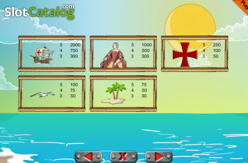 Скрин7. Columbus (Portomaso) слот