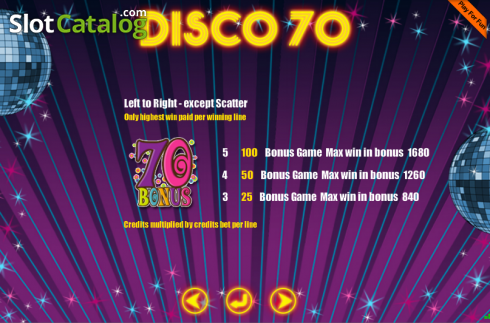Скрин5. Disco Seventies слот
