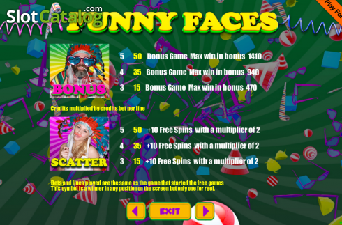 Скрин6. Funny Faces (9)  слот