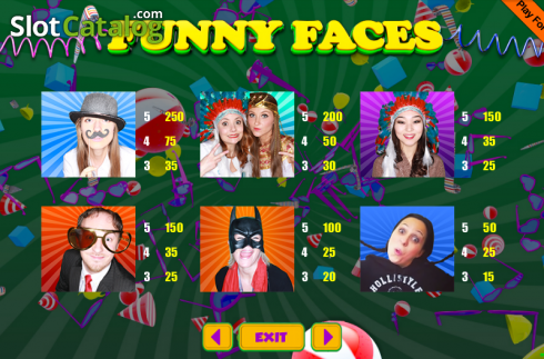 Скрин7. Funny Faces (9)  слот