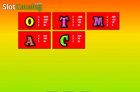 Скрин7. Lucky Letters (9) слот