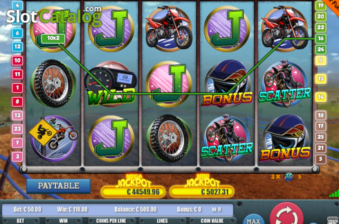 Скрин3. Monster of motocross слот