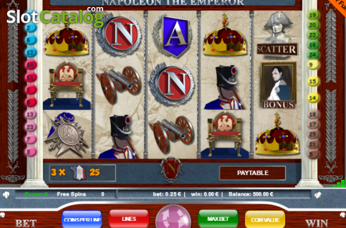 Скрин2. Napoleon (Portomaso Gaming) слот