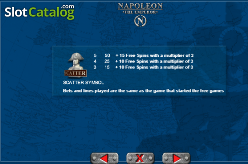 Скрин6. Napoleon (Portomaso Gaming) слот