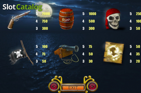 Скрин7. Pirates Night слот