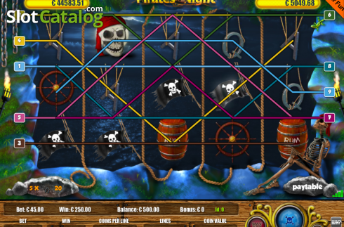 Скрин4. Pirates Night (9) слот