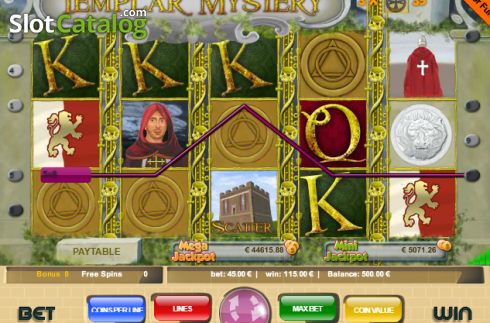 Скрин3. Templar Mistery (9) слот