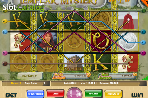 Скрин4. Templar Mistery (9) слот