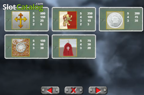 Скрин7. Templar Mistery (9) слот
