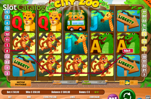 Скрин4. The Great Escape Of City Zoo слот