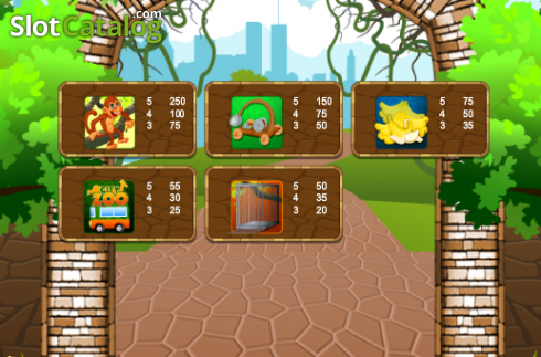 Скрин7. The Great Escape Of City Zoo слот