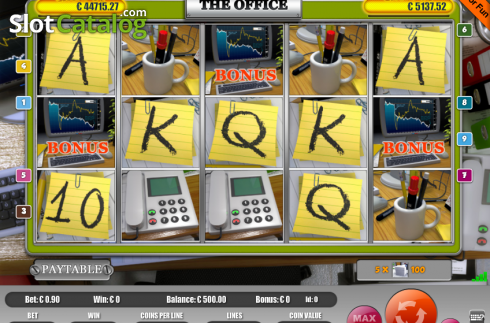 Скрин2. The Office (9) слот