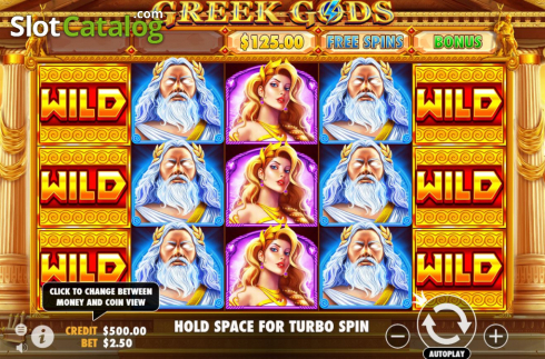 Скрин4. Greek Gods (Pragmatic Play) слот