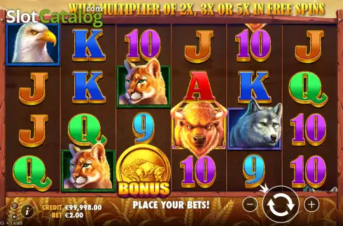 Скрин2. Buffalo King (Pragmatic Play) слот