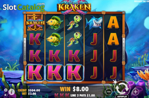 Скрин4. Release the Kraken (Pragmatic Play) слот