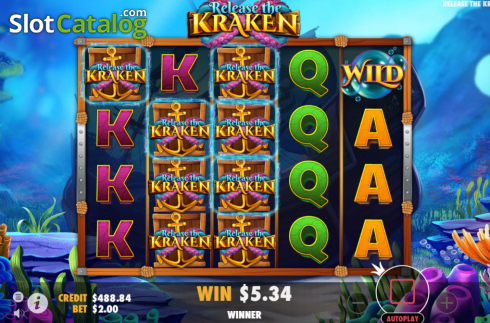 Скрин6. Release the Kraken (Pragmatic Play) слот
