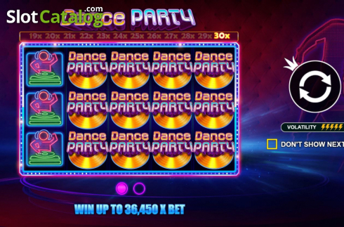 Скрин2. Dance Party слот