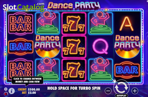 Скрин3. Dance Party слот