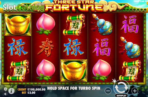 Скрин3. Three Star Fortune (Pragmatic Play) слот