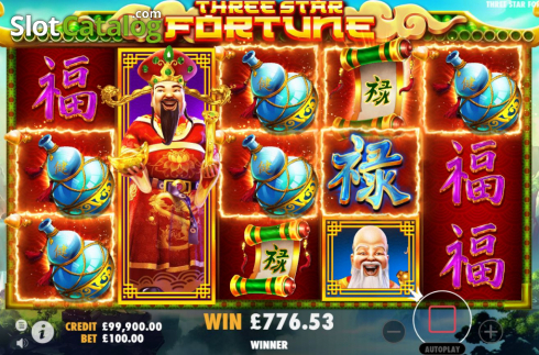 Скрин4. Three Star Fortune (Pragmatic Play) слот