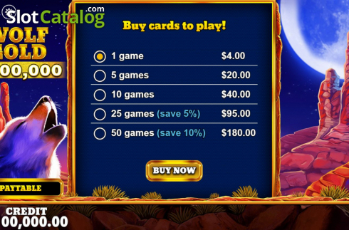 Скрин2. Wolf Gold Scratchcard слот