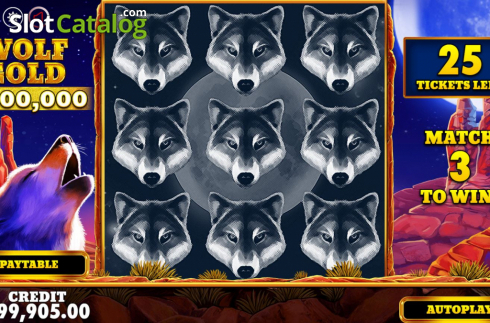 Скрин3. Wolf Gold Scratchcard слот
