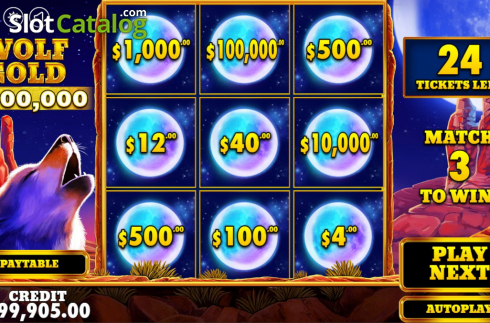 Скрин5. Wolf Gold Scratchcard слот
