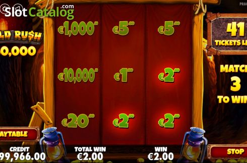Скрин3. Gold Rush Scratchcard слот