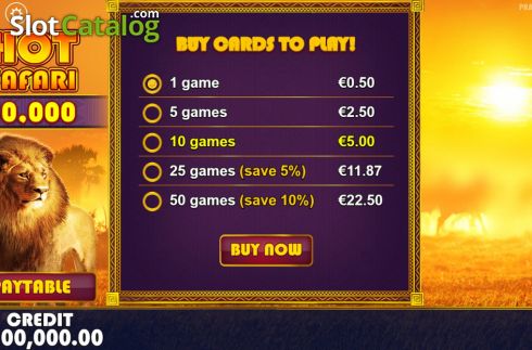 Скрин2. Hot Safari Scratchcard слот