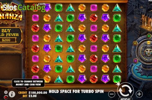 Скрин3. Gems Bonanza (Pragmatic Play) слот