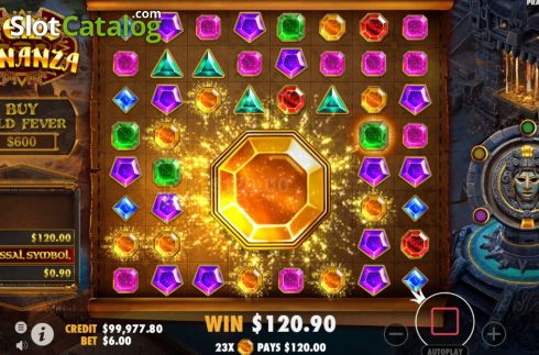 Скрин6. Gems Bonanza (Pragmatic Play) слот