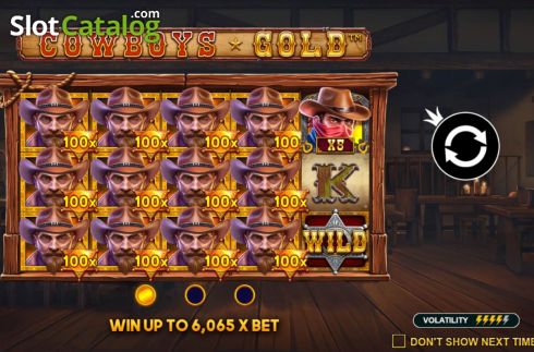 Скрин2. Cowboys Gold слот