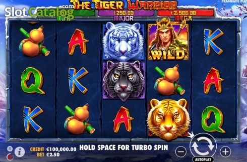 Скрин2. The Tiger Warrior слот