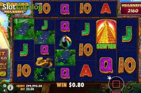 Скрин4. El Dorado The City of Gold Megaways слот
