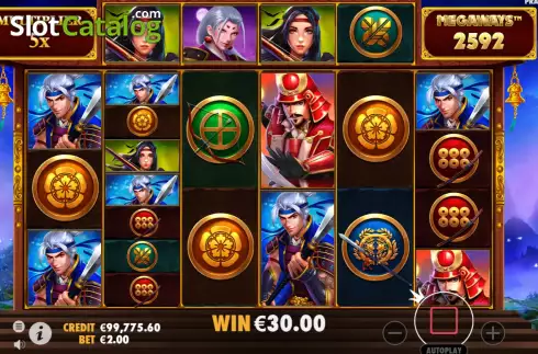 Скрин9. Rise of Samurai Megaways слот