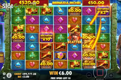 Скрин7. John Hunter and the Quest for Bermuda Riches слот