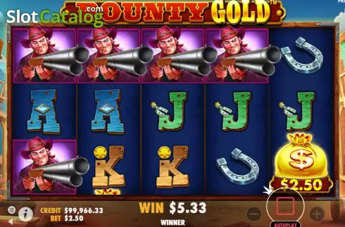 Скрин3. Bounty Gold слот