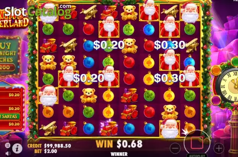 Скрин6. Santa's Wonderland слот