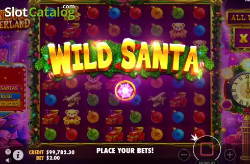 Скрин9. Santa's Wonderland слот